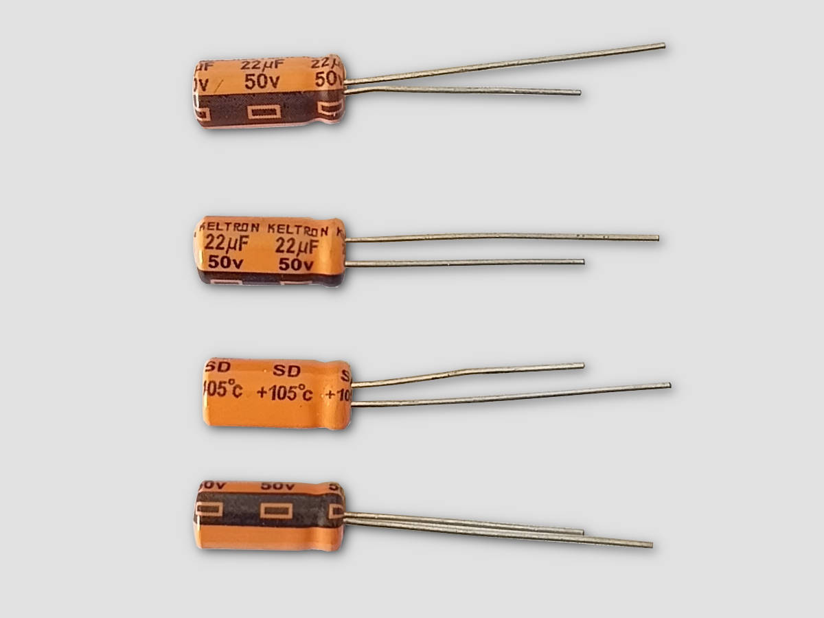 22u 50V electrolytic capacitor