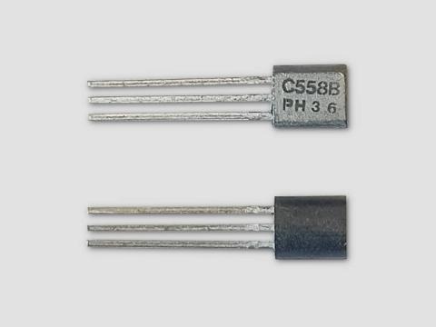 BC558 PNP transistor